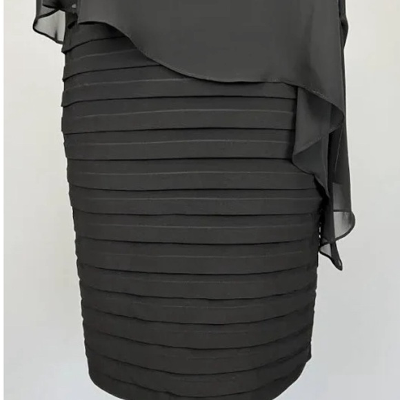 Adrianna Papell Black Diva Plus Dress - Picture 5 of 7